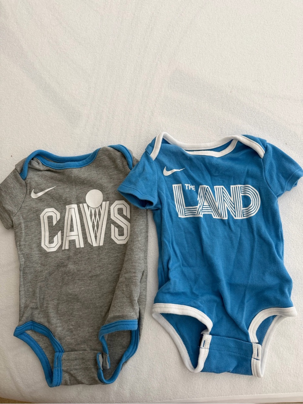 NBA baby onesies - Cavs Bodysuits by Nike